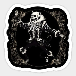 Cat - Danse Macabre Sticker